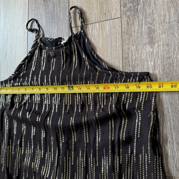 EN Crème sheer strap shoulder dress size L - Picture 4 of 9